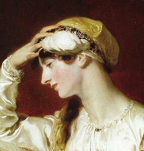 Mrs. Jens Wolff (1771-1829). Detail - Art Print Art Print - Mrs. Jens Wolff (1771-1829). Detail