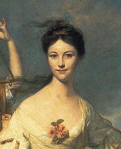 Mrs John Hale. Detail - Art Print Art Print - Mrs John Hale. Detail