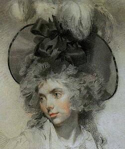 Art Print - Mrs Mary Hamilton. Detail