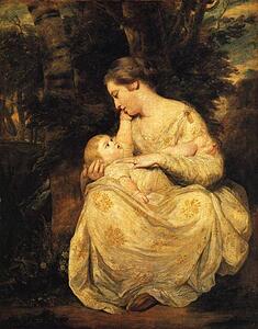 Art Print - Mrs Richard Hoare And Child