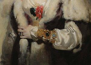 Mrs. Robert, Later Lady Peel. Detail - Art Print Art Print - Mrs. Robert, Later Lady Peel. Detail