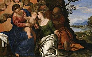 Art Print - Mystic Marriage Of Saint Catherine Of Alexandria