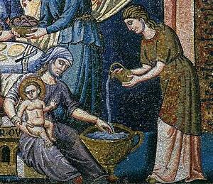 Nativity Of The Virgin. Detail - Art Print Art Print - Nativity Of The Virgin. Detail