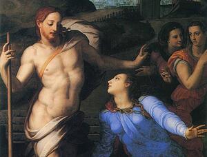 Noli Me Tangere. Detail - Art Print Art Print - Noli Me Tangere. Detail