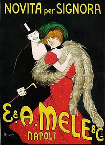 Hat Art Print - Novità Per Signora - E. & A. Mele - Napoli (1903)