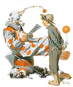 Clowns Art Print - Off-Duty Clown