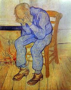 Old Man In Sorrow - Art Print Art Print - Old Man In Sorrow