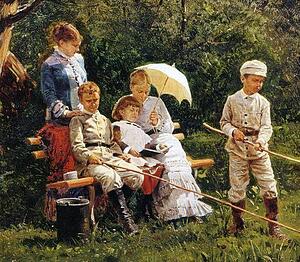 Art Print - On A Hot Day. Detail