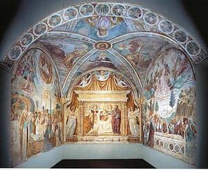 Overall View Of The Tabernacle Of The Madonna Delle Tosse - Art Print Art Print - Overall View Of The Tabernacle Of The Madonna Delle Tosse