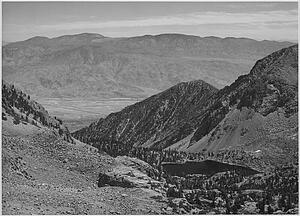Kings River Canyon Proposed As A National Park Art Print - Owens Valley From Sawmill Pass, Kings River Canyon (Proposed As A National Park), California, 1936. Photographs Of National Parks And Monuments, Compiled 1941 - 1942, Documenting The Period Ca. 1933 - 1942.