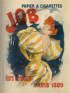Papier A Cigarettes Job Art Print - Papier A Cigarettes Job