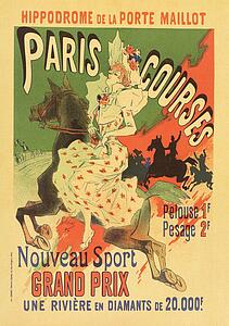 Course Art Print - Paris Courses
