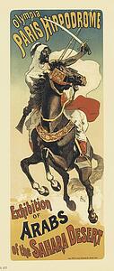 Exhibition Art Print - Paris-Hippodrome: "exhibition D'arabes Du Sahara".