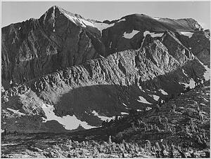 Peak Above Woody Lake, Kings River Canyon (Proposed As A National Park), California, 1936.  Photographs Of National Parks And Monuments, Compiled 1941 - 1942, Documenting The Period Ca. 1933 - 1942. - Art Print Art Print - Peak Above Woody Lake, Kings River Canyon (Proposed As A National Park), California, 1936.  Photographs Of National Parks And Monuments, Compiled 1941 - 1942, Documenting The Period Ca. 1933 - 1942.