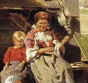 Peasant Children. Detail - Art Print Art Print - Peasant Children. Detail