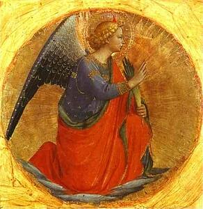 Perugia Triptych: Angel Of The Annunciation - Art Print Art Print - Perugia Triptych: Angel Of The Annunciation