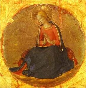 Art Print - Perugia Triptych: The Virgin From The Annunciation
