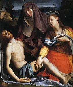 Art Print - Pieta With Mary Magdalene