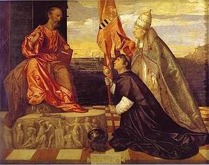 Art Print - Pope Alexander Vi Presenting Jacopo Pesaro To Saint Peter