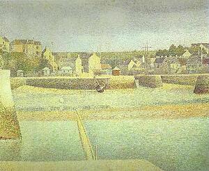 Port-En-Bessin, L'avant-Port, Maree Basse - Art Print Art Print - Port-En-Bessin, L'avant-Port, Maree Basse