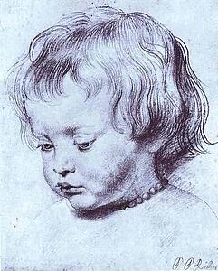 Art Print - Portrait Of A Boy (Nicholas Rubens)
