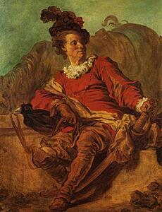 Art Print - Portrait Of A Horseman ("saint-Non In Spanish Costume)