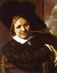 Portrait Of A Man In A Traveler's Hat - Art Print Art Print - Portrait Of A Man In A Traveler's Hat