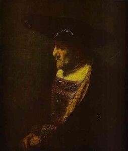 Portrait Of A Man In The Hat Decorated With Pearls - Art Print Art Print - Portrait Of A Man In The Hat Decorated With Pearls