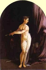 Art Print - Portrait Of A Man. Verso: Lucretia