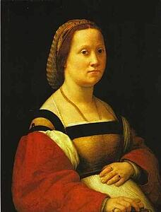 Portrait Of A Pregnant Woman - Art Print Art Print - Portrait Of A Pregnant Woman