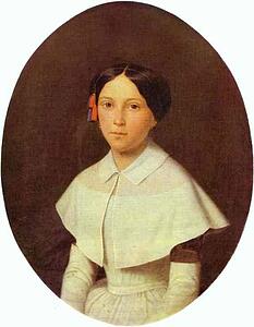Art Print - Portrait Of A Student Of Smolny Institute For Young Ladies
