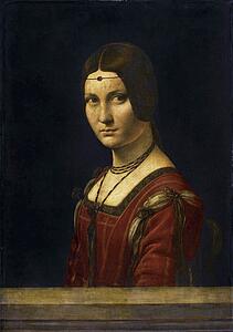Portrait Of A Woman Art Print - Portrait Of A Woman (Sometimes Incorrectly "la Belle Ferronière")