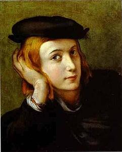 Portrait Of A Young Man - Art Print Art Print - Portrait Of A Young Man