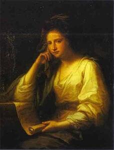 Portrait Of A Young Woman As A Sibyl - Art Print Art Print - Portrait Of A Young Woman As A Sibyl