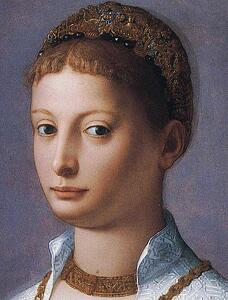Portrait Of A Young Woman. Detail - Art Print Art Print - Portrait Of A Young Woman. Detail