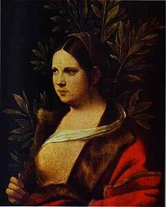 Portrait Of A Young Woman ("laura") - Art Print Art Print - Portrait Of A Young Woman ("laura")