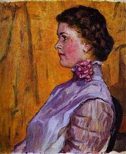 Portrait Of A Young Woman - Art Print Art Print - Portrait Of A Young Woman