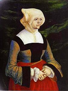 Portrait Of A Young Woman - Art Print Art Print - Portrait Of A Young Woman