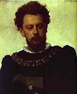 Portrait Of Actor Alexander Lensky In A Stage Costume - Art Print Art Print - Portrait Of Actor Alexander Lensky In A Stage Costume