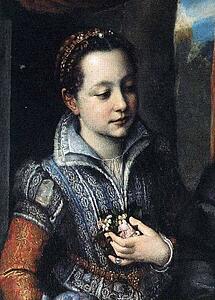 Portrait Of Amilcare, Minerva And Asdrubale Anguissola. Detail - Art Print Art Print - Portrait Of Amilcare, Minerva And Asdrubale Anguissola. Detail