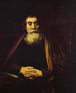 Portrait Of An Old Man (The Rabbi) - Art Print Art Print - Portrait Of An Old Man (The Rabbi)