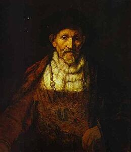 Portrait Of An Old Man - Art Print Art Print - Portrait Of An Old Man
