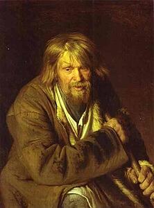 Portrait Of An Old Peasant - Art Print Art Print - Portrait Of An Old Peasant