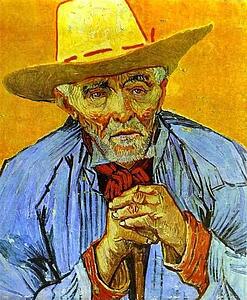 Portrait Of An Old Peasant - Art Print Art Print - Portrait Of An Old Peasant