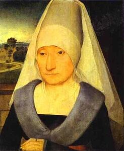 Portrait Of An Old Woman - Art Print Art Print - Portrait Of An Old Woman