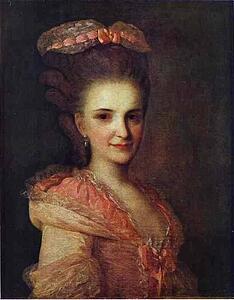 Portrait Of An Unknown Lady In A Pink Dress - Art Print Art Print - Portrait Of An Unknown Lady In A Pink Dress