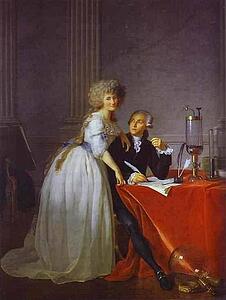 Art Print - Portrait Of Antoine-Laurent And Marie-Anne Lavoisier