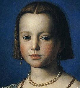 Portrait Of Bia De'medici. Detail - Art Print Art Print - Portrait Of Bia De'medici. Detail