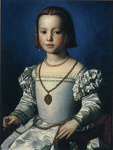 Portrait Of Bia De'medici - Art Print Art Print - Portrait Of Bia De'medici
