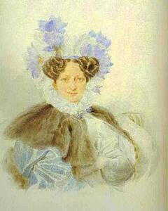 Art Print - Portrait Of C. I. Zagriazhskaya